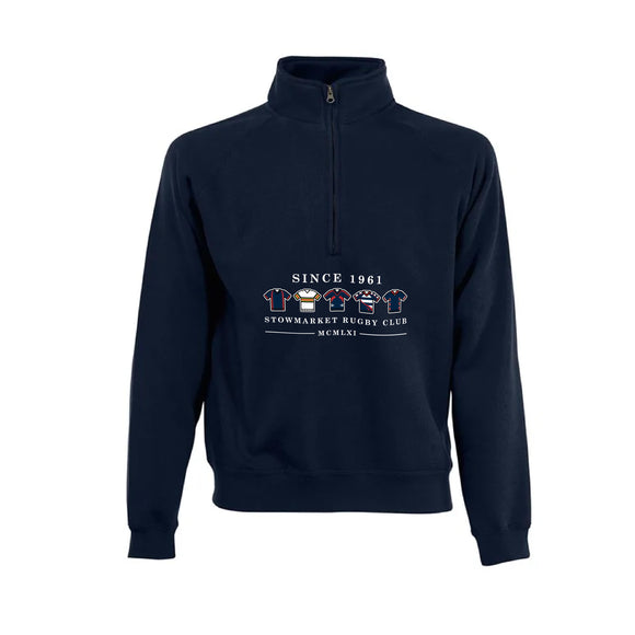 Shirts of Stow ¼ zip sweatshirt