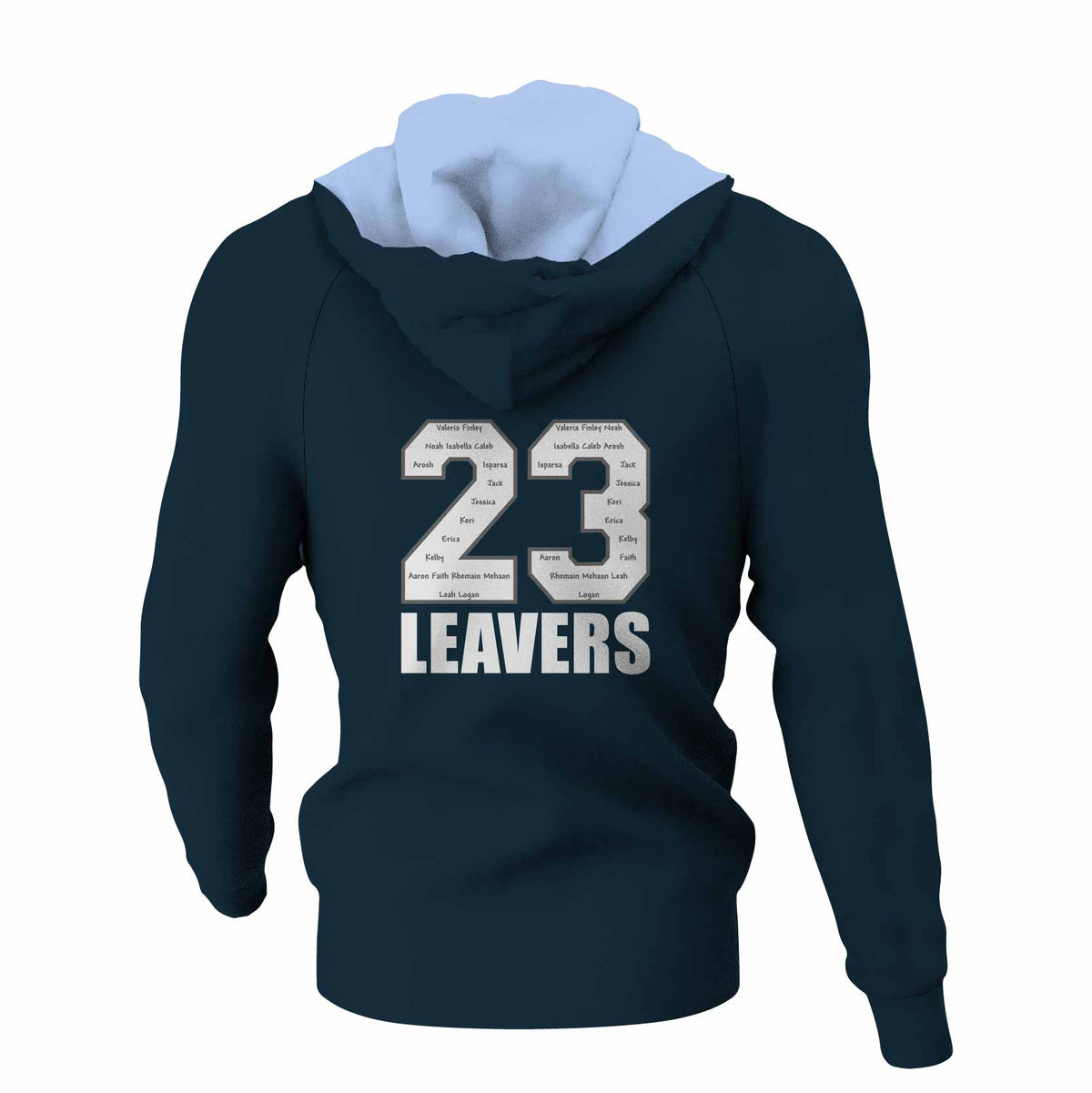 Template Leavers Varsity Hoodie - (Adult Sizes).