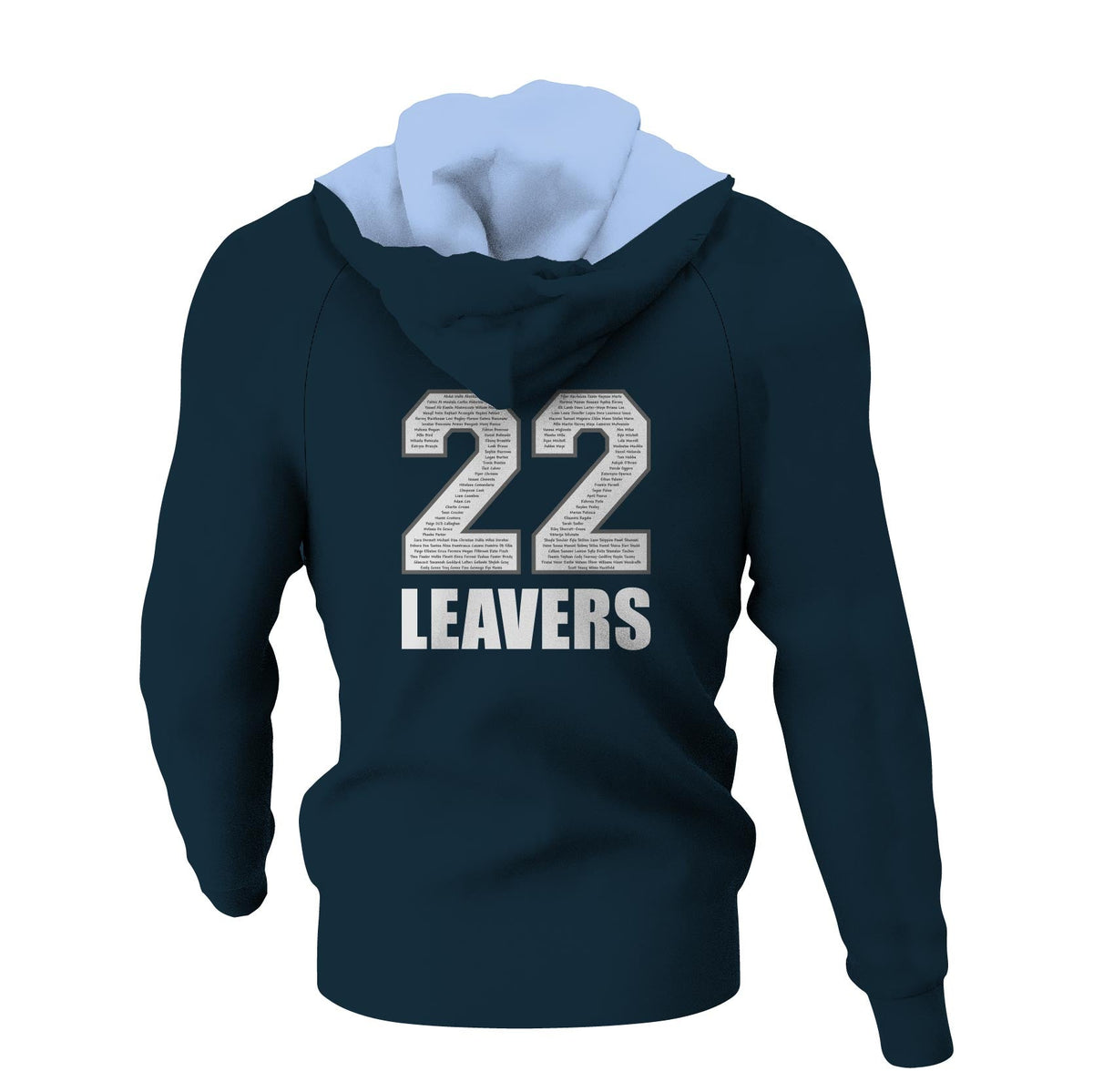 Template Leavers Varsity Hoodie - (Adult Sizes).