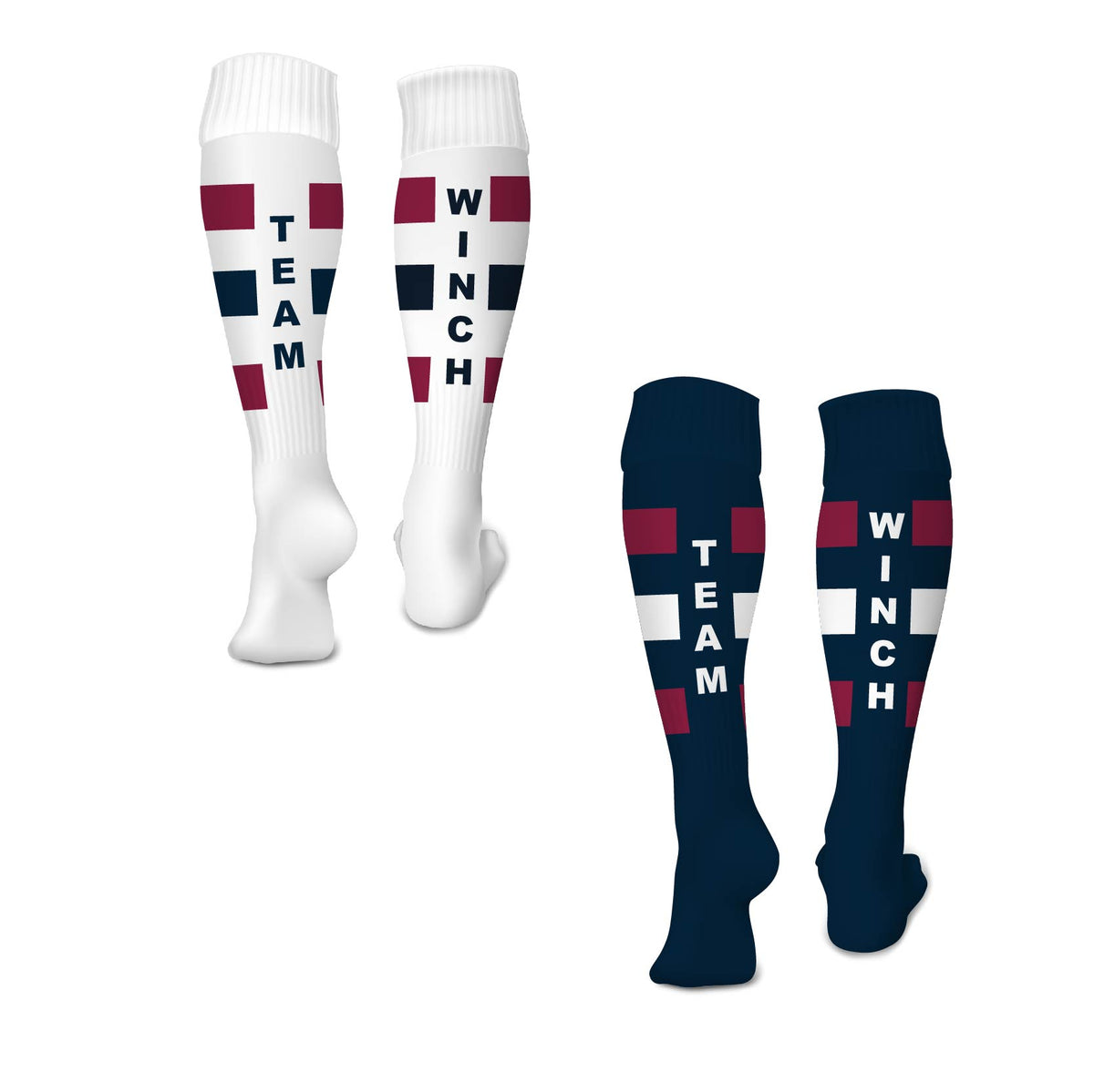 Team Winch Match Sock - Twin Pack